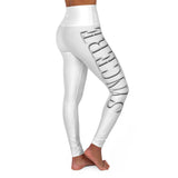 High-Waisted Yoga Leggings — Sexy Workout Mood AOP