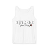Sincere "Yours Truly" Rose Tank Top – Women's/Unisex Casual Graphic Tank