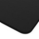 Desk Mat — "Syncere Yours Truly" White Desk Pad with Rose, Minimalist Office Mouse Pad