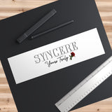 Synceré 'Yours Truly' Decorative Bumper Sticker