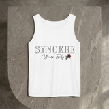 Sincere "Yours Truly" Rose Tank Top – Women's/Unisex Casual Graphic Tank