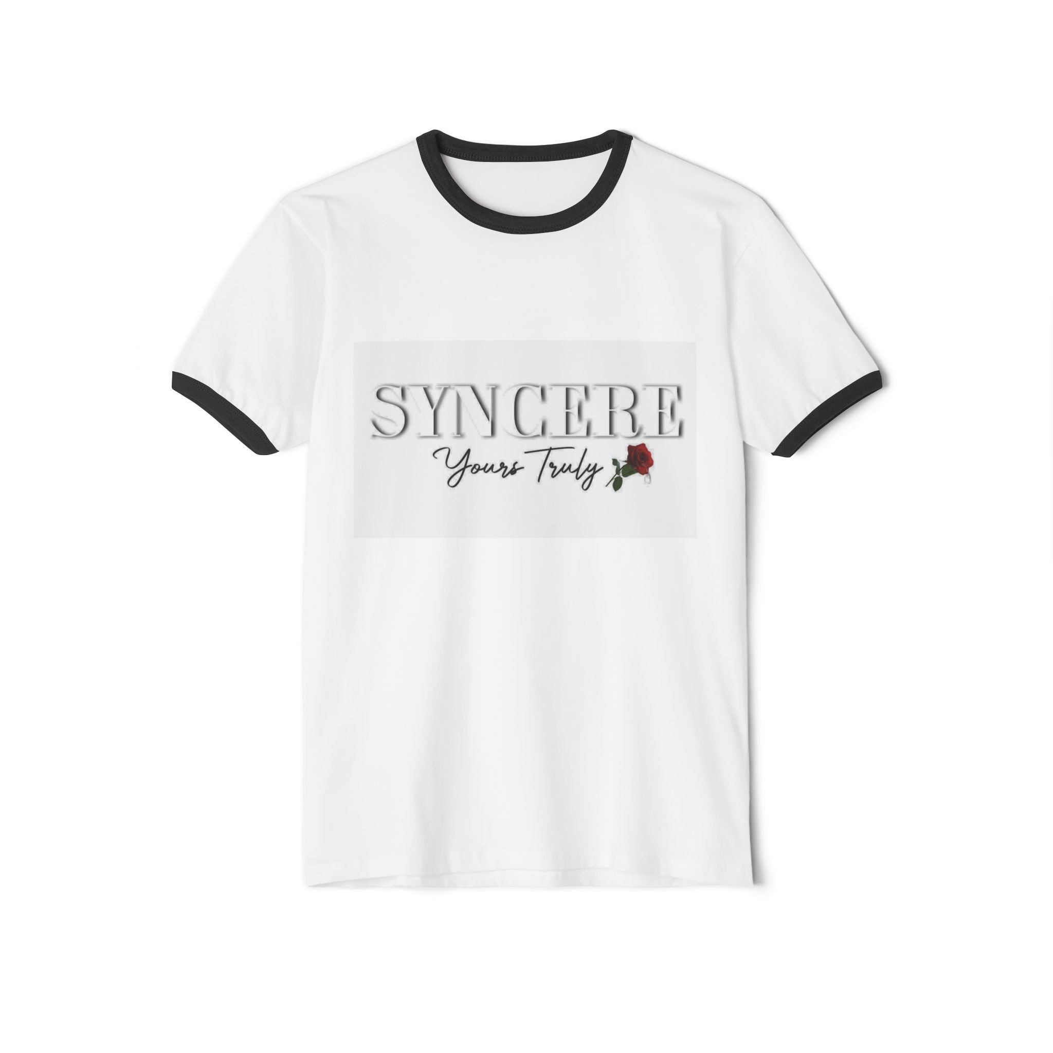 Breathable Lightweight Cotton Ringer T-Shirt — Comfortable Everyday Casual Tee