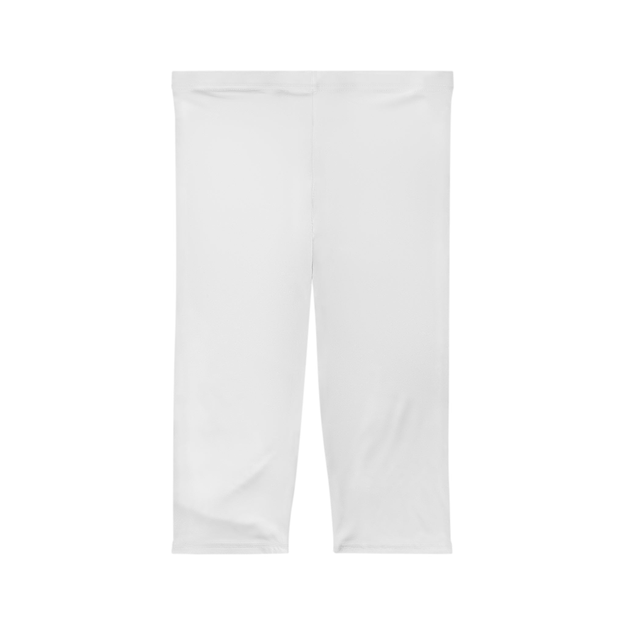Capri Leggings —Side Script with Rose
