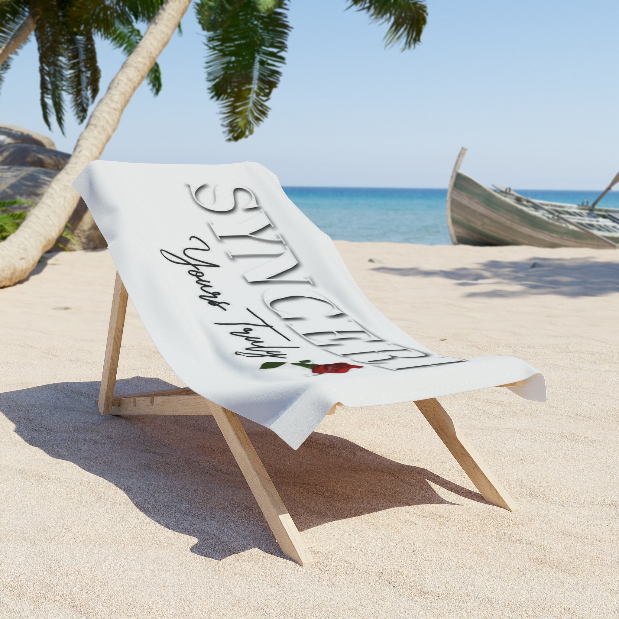 Sexy Confidence Beach Towel — "Dry Off in Style" Musical Vibe