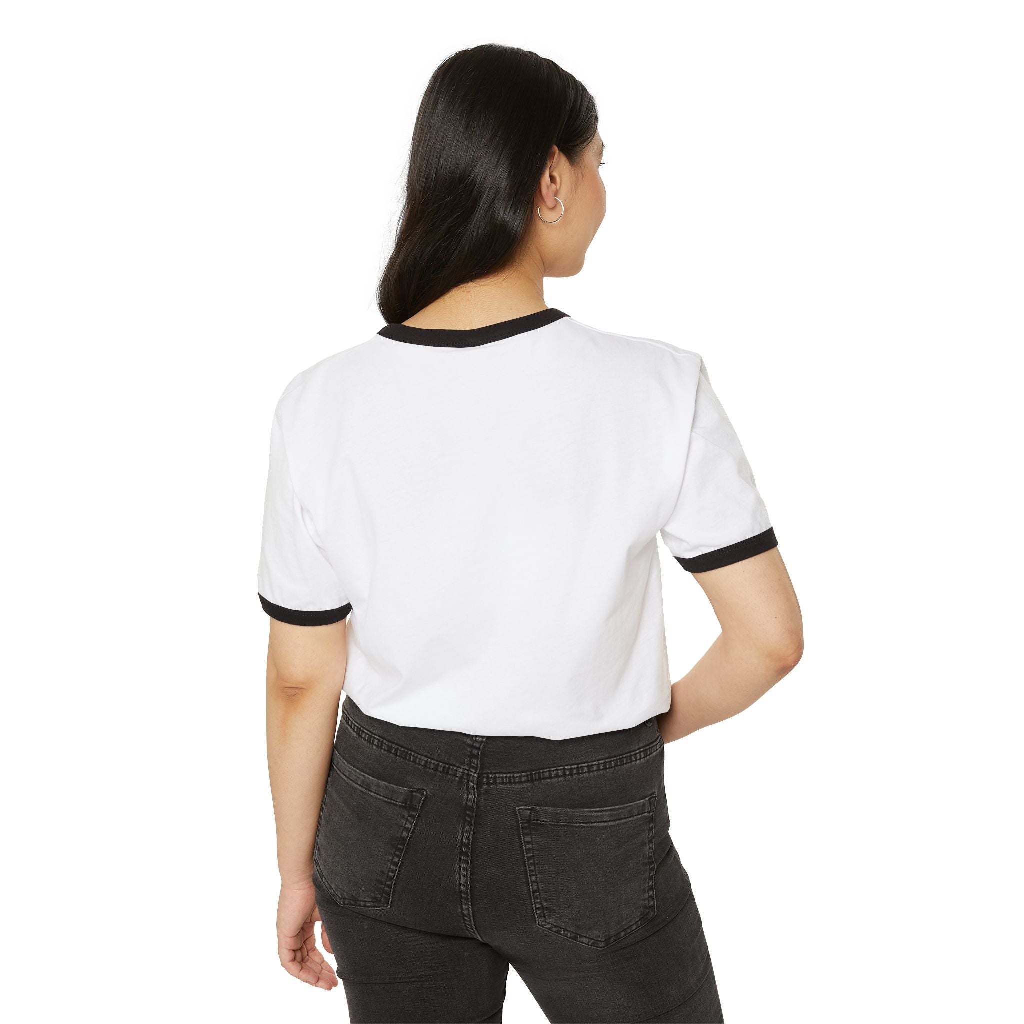 Breathable Lightweight Cotton Ringer T-Shirt — Comfortable Everyday Casual Tee