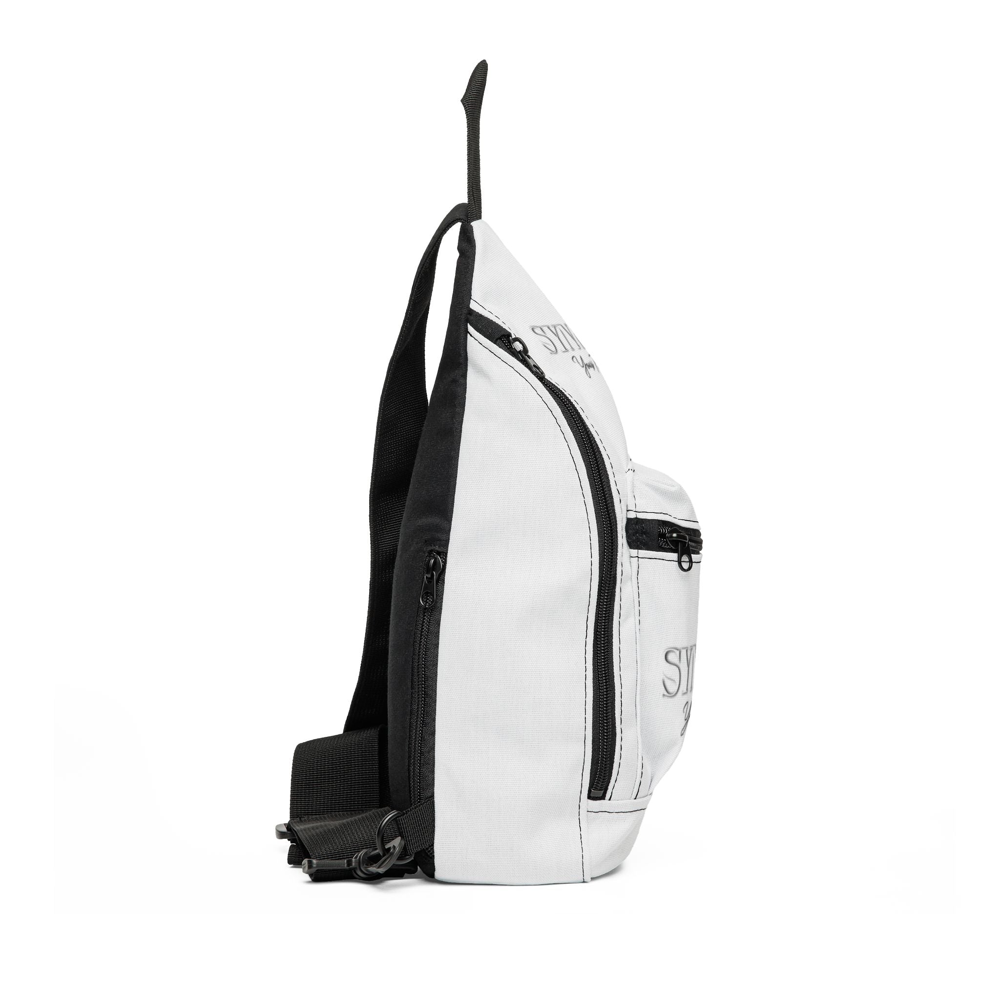 Sling Bag - 'SYN CERE' Signature Crossbody with Rose Accent