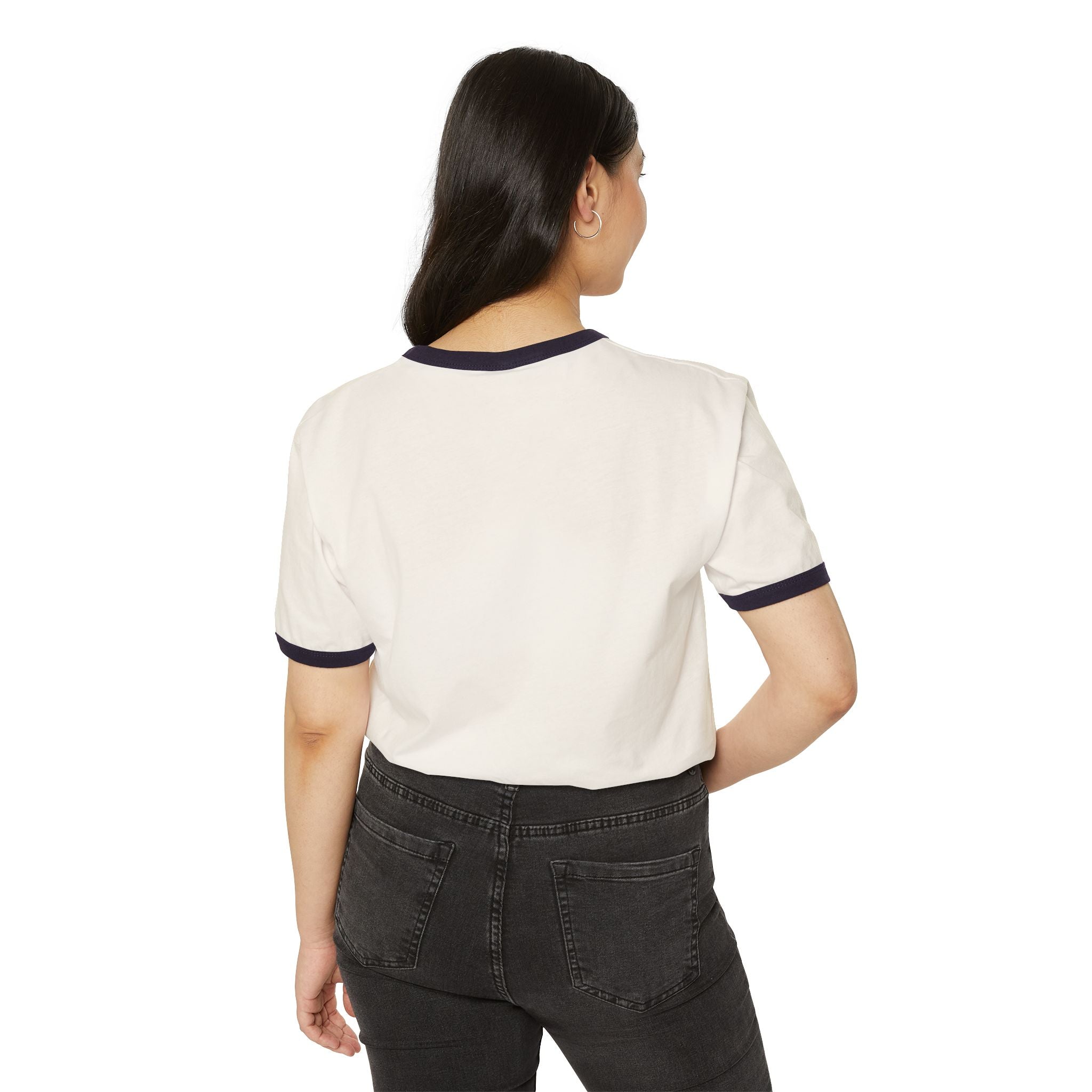 Breathable Lightweight Cotton Ringer T-Shirt — Comfortable Everyday Casual Tee