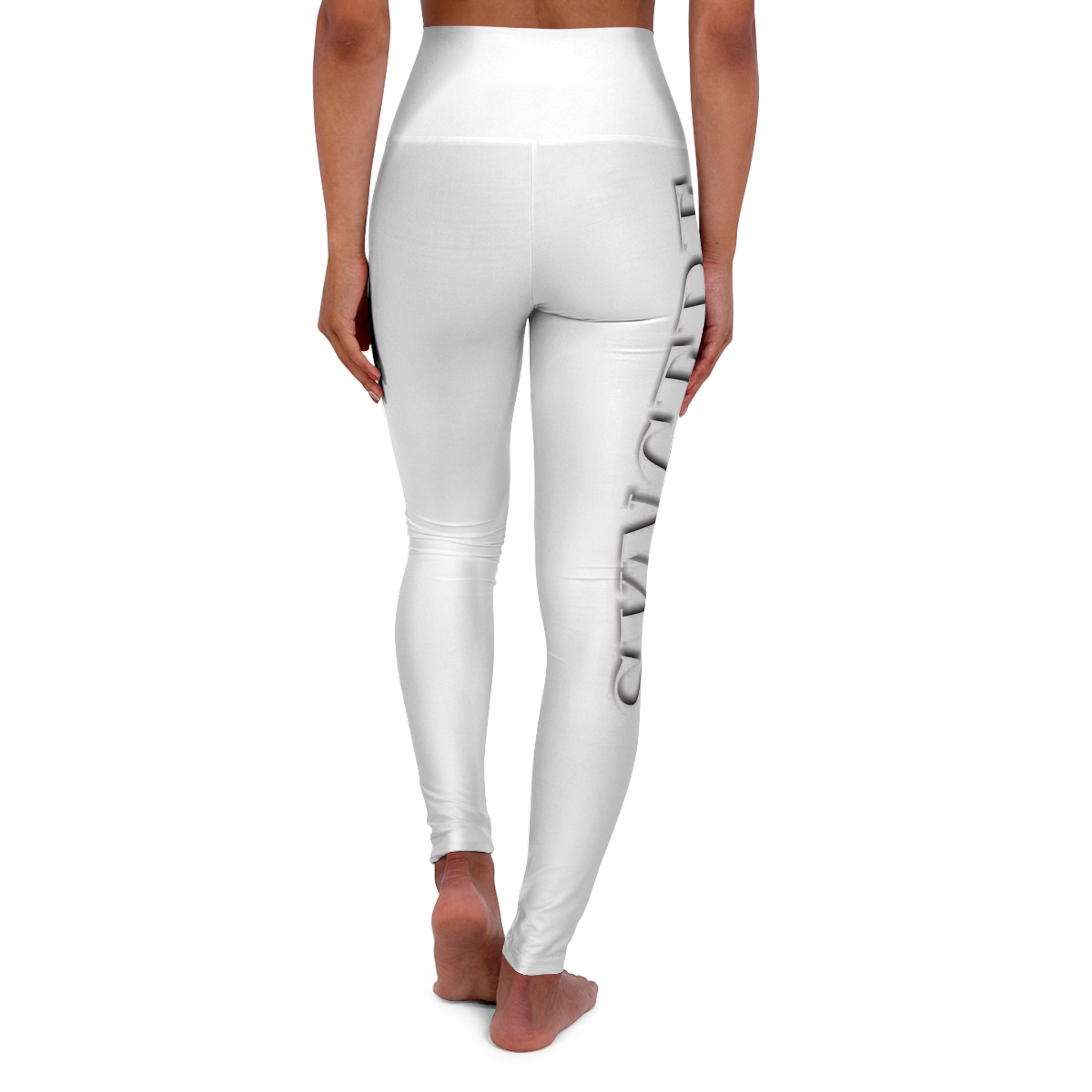 High-Waisted Yoga Leggings — Sexy Workout Mood AOP