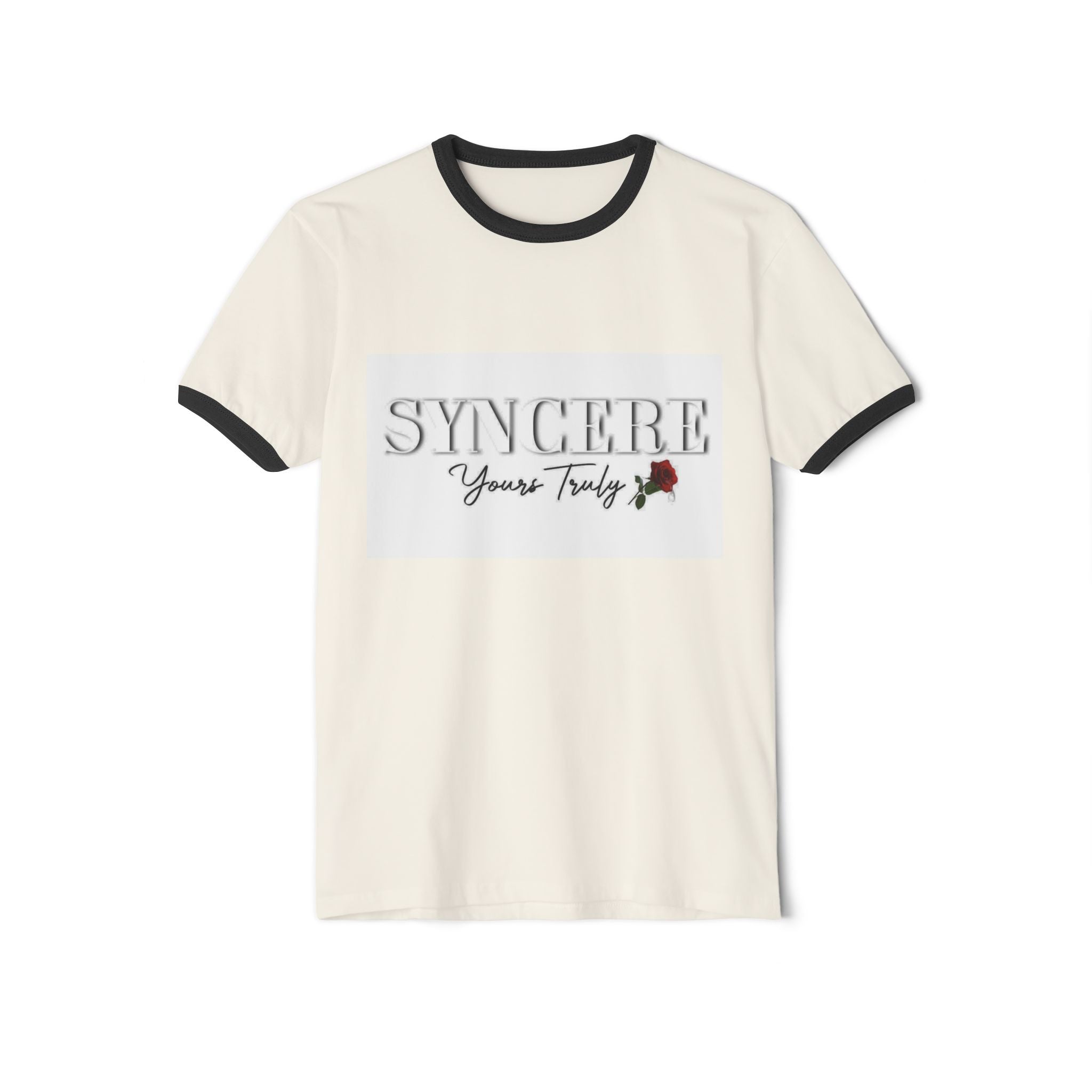 Breathable Lightweight Cotton Ringer T-Shirt — Comfortable Everyday Casual Tee