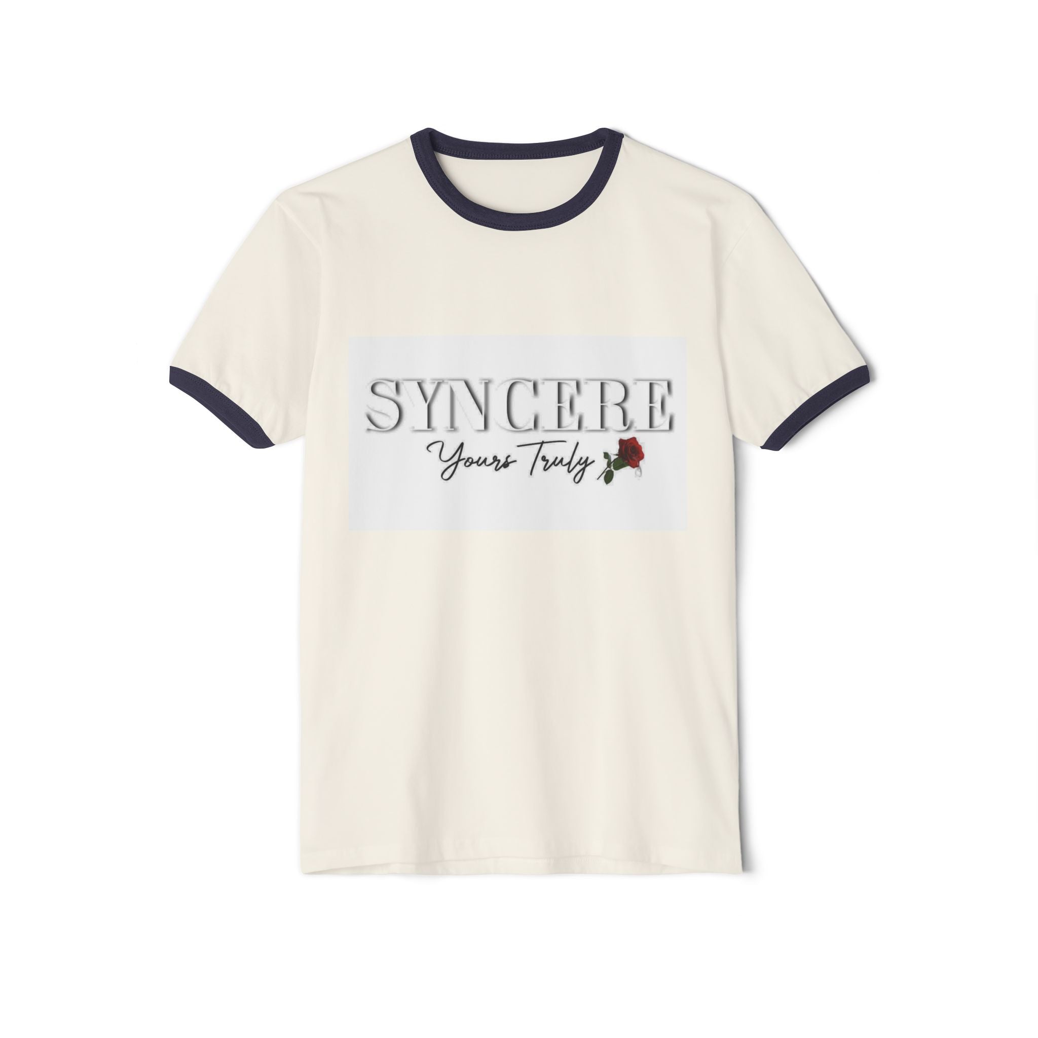 Breathable Lightweight Cotton Ringer T-Shirt — Comfortable Everyday Casual Tee