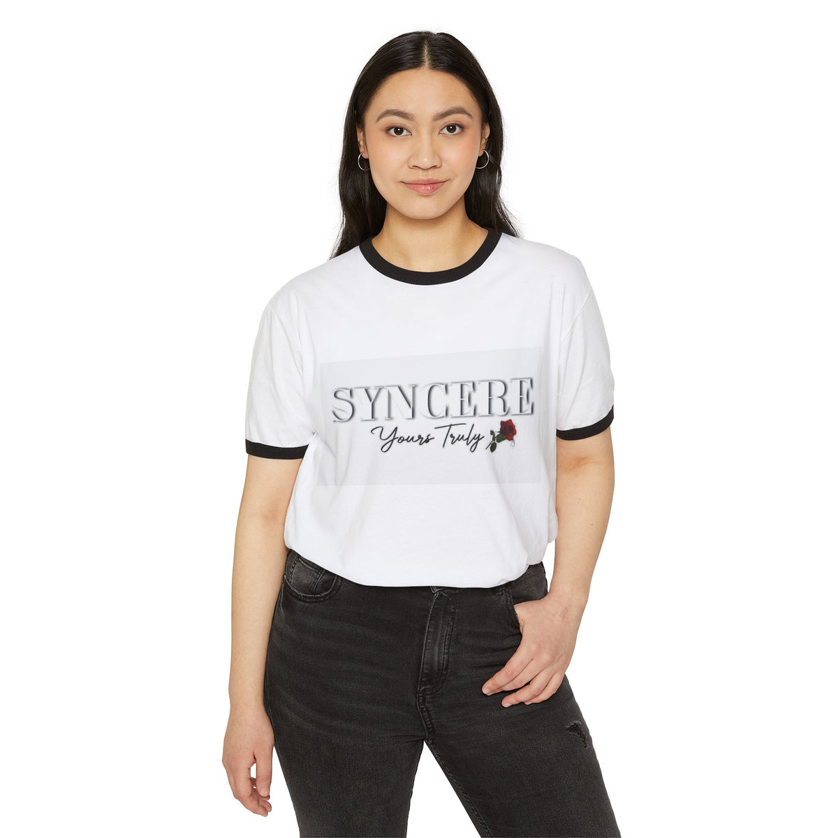 Breathable Lightweight Cotton Ringer T-Shirt — Comfortable Everyday Casual Tee
