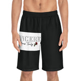 Men's Board Shorts — "Your Ladies' Favorite Gentleman" All-Over Print