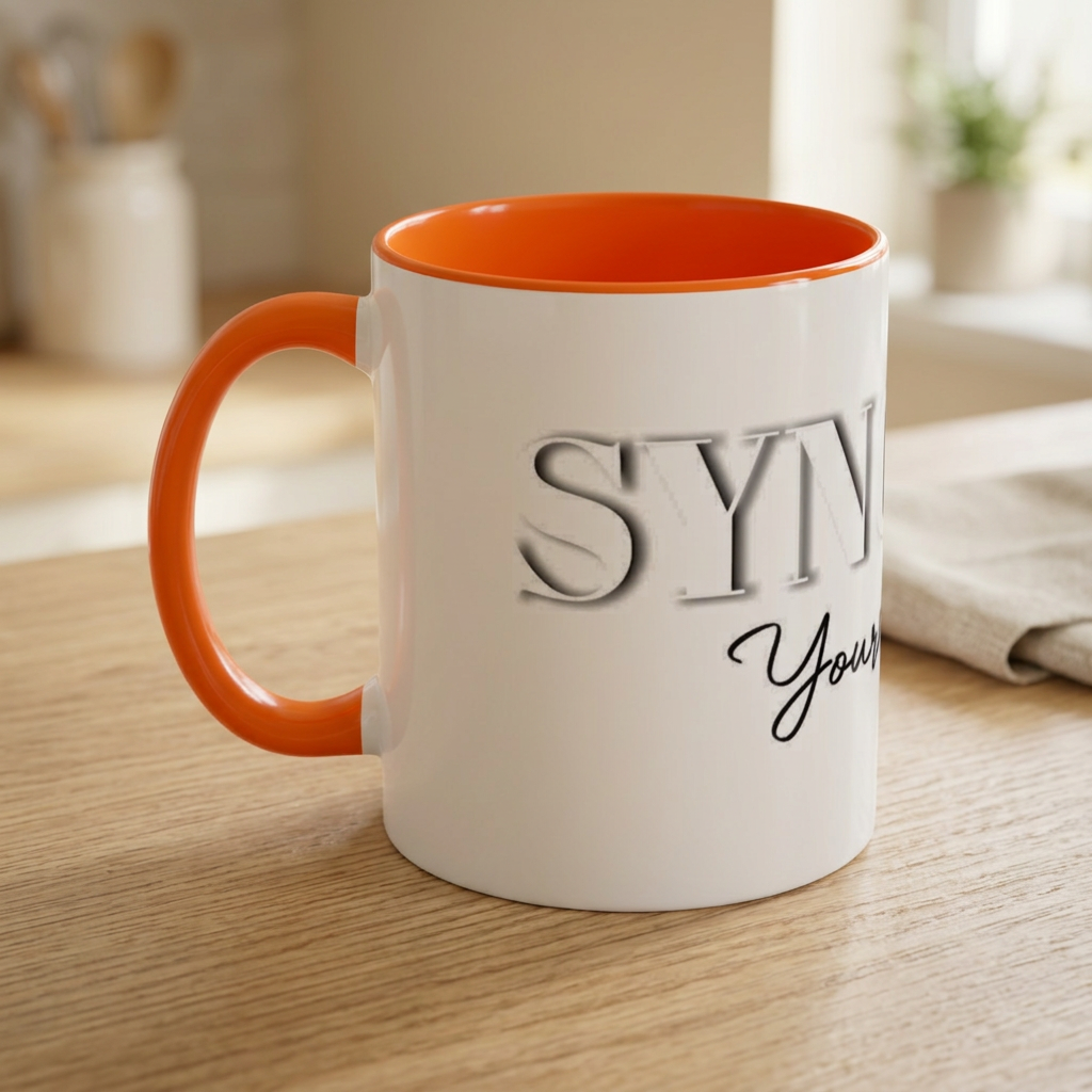 Syncerely Yours Truly Ceramic Accent Coffee Mug — Romantic Rose 11/15oz