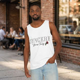 Sincere "Yours Truly" Rose Tank Top – Women's/Unisex Casual Graphic Tank