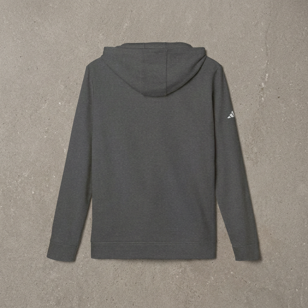 Syncere Yours Truly Hoodie — White Fleece Zip-Up with Rose Graphic